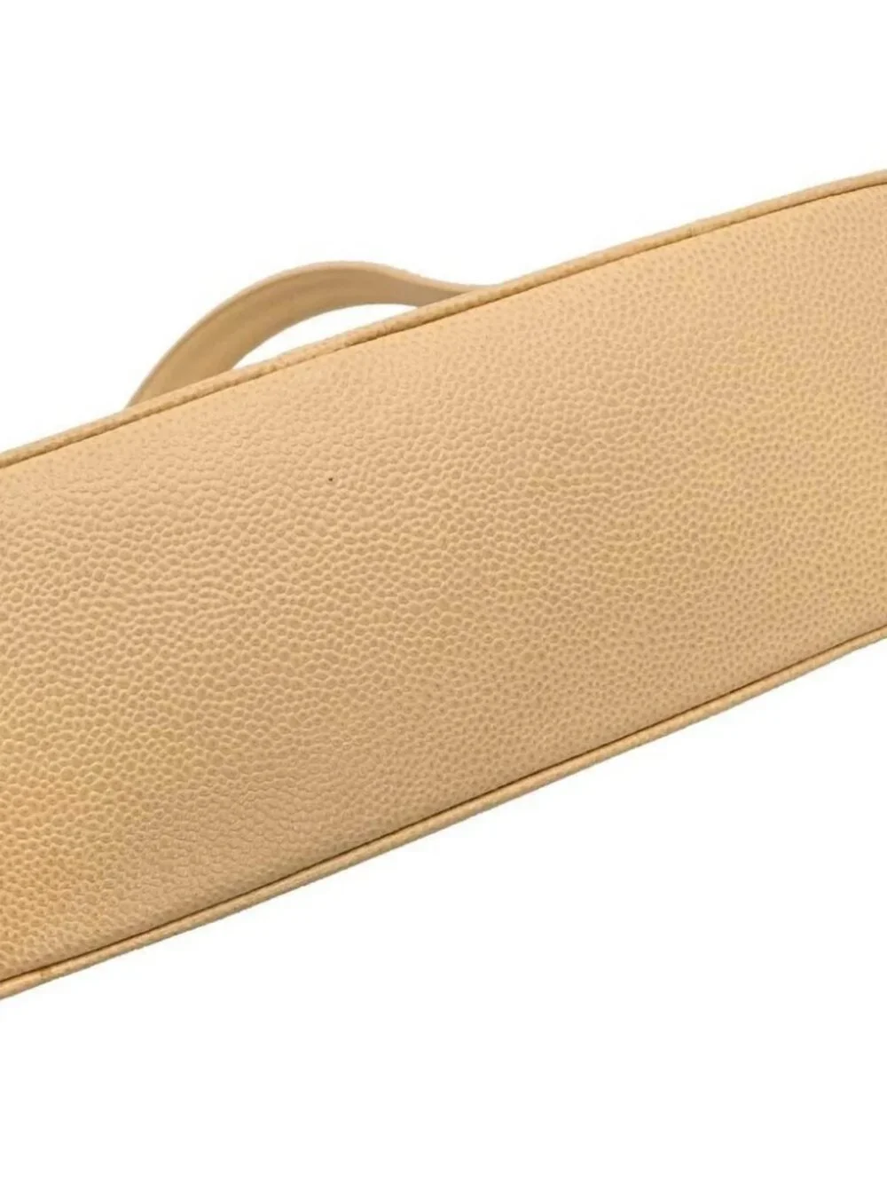 Chanel Beige Calfskin Shoulder Bag